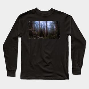 Snow in the Redwood Forest Long Sleeve T-Shirt